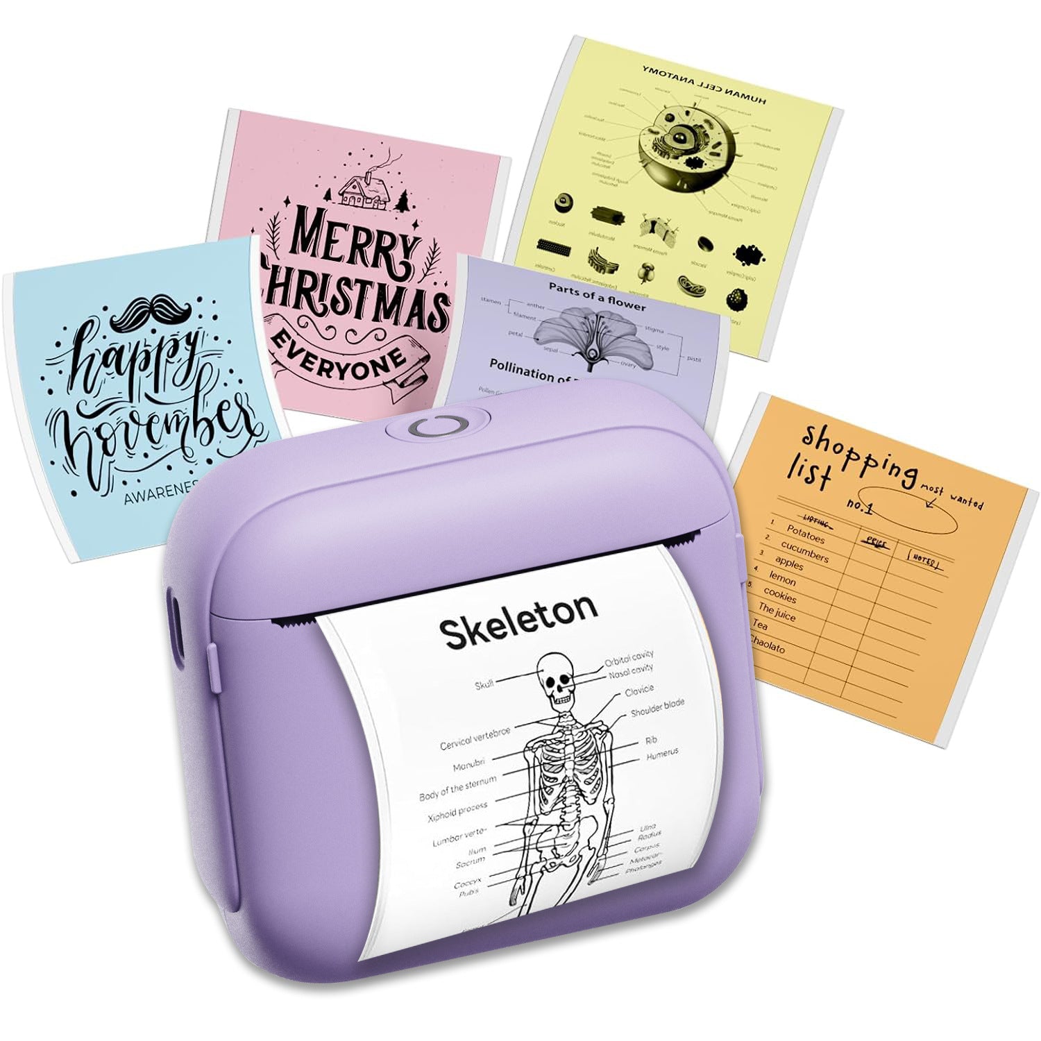 Mini imprimante portable sans encre - Bluetooth